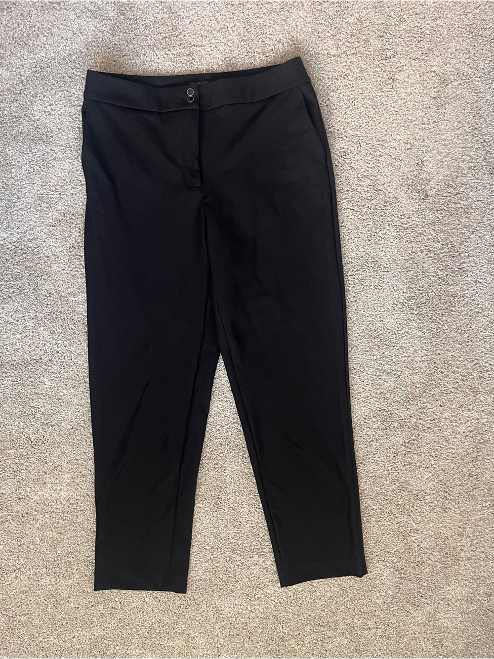 Christian Siriano NY Black Women's Straight-Leg Dress Pants